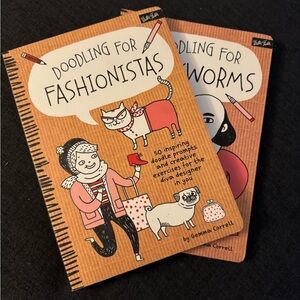 Doodling for Fashionistas and Bookworms Set